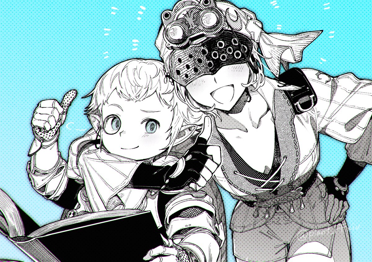 plant_FFxiv's tweet photo. パパリモとイダちゃ！ https://t.co/tQN1ieqd7e