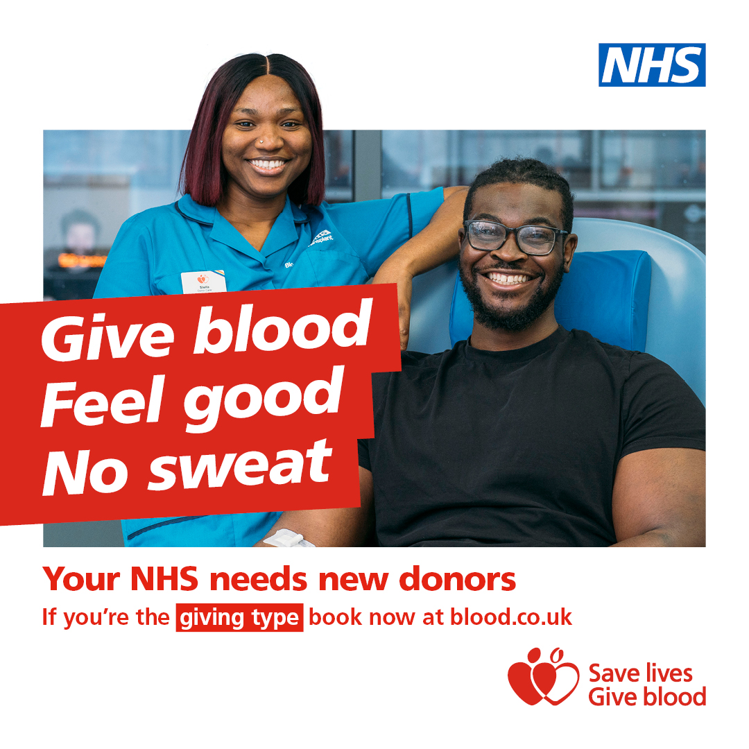 Every day, thousands of lives are saved or improved thanks to the generosity of blood donors. You can save the lives of up to three Londoners by giving blood. 🩸 Book now at blood.co.uk.