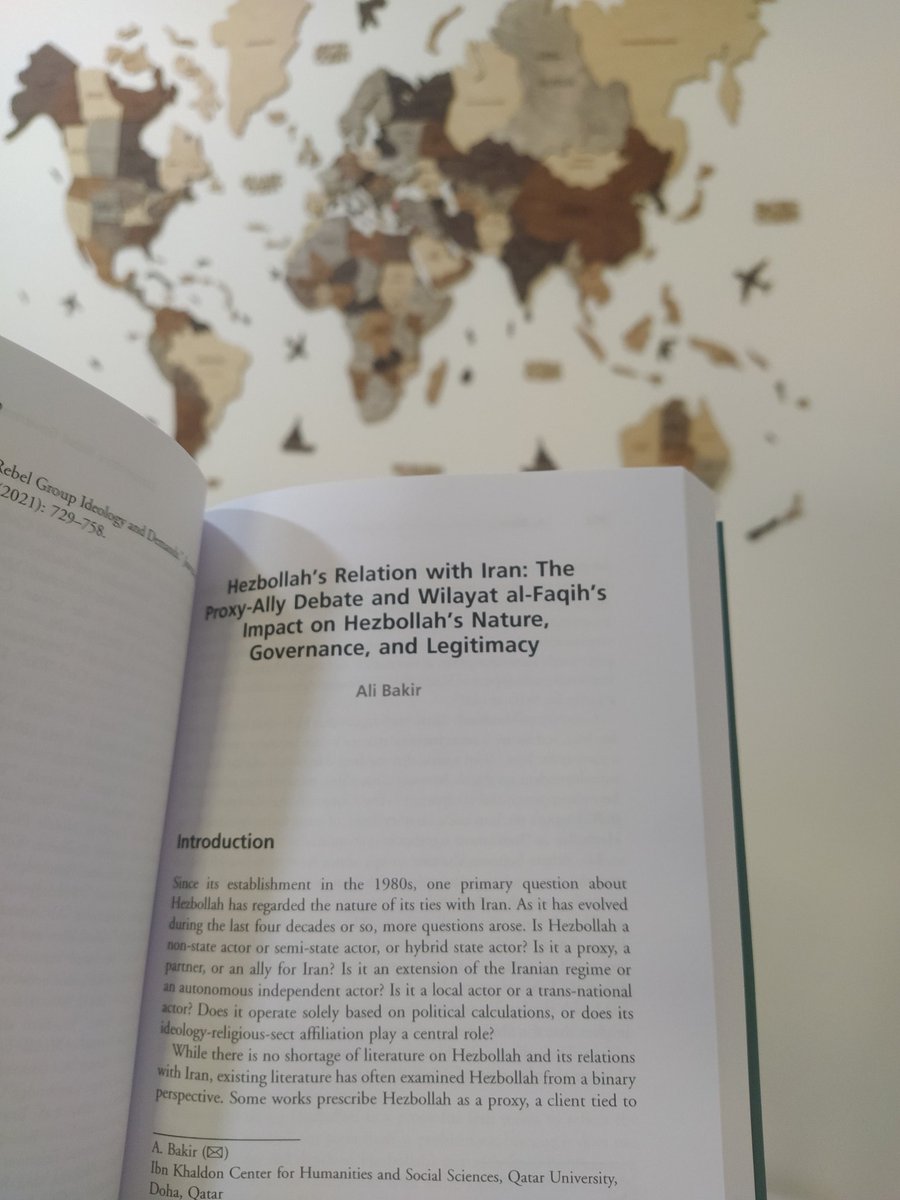 🚨🚨 Just received the hard copy! 🙏🏻 Delighted to be part of this three-years research project on #REBEL GOVERNANCE IN THE #MIDDLE_EAST, by @i_fraihat & @alijla2021 via @Palgrave Thankful for this great opportunity. ✍🏻 The great lineup of international scholars include…