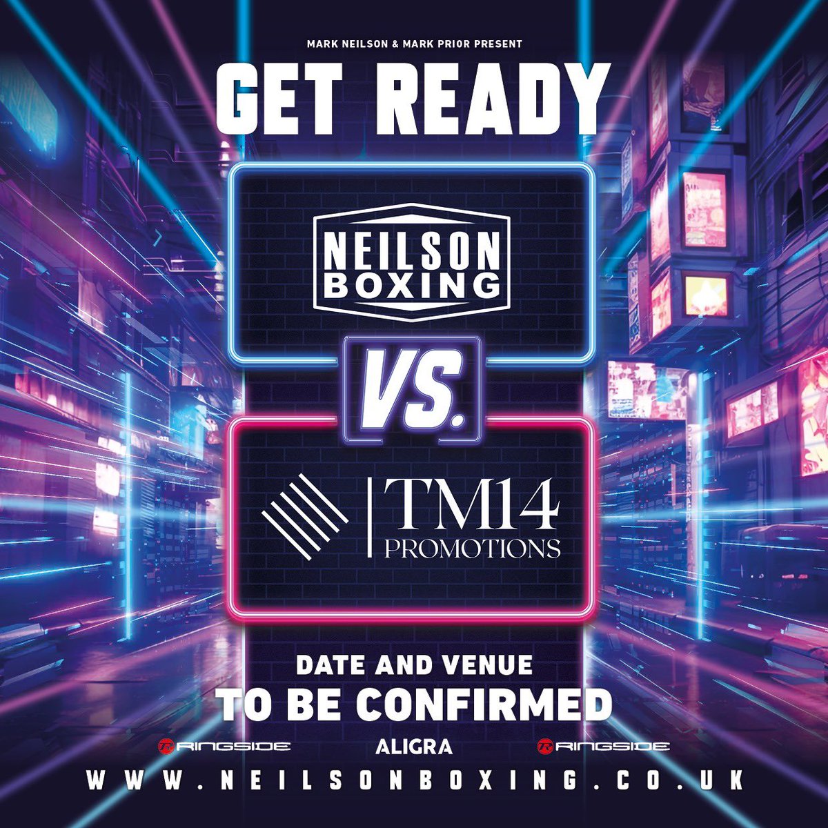 🚨 Promoters Collide 🚨 Mark Neilson & Mark Prior Present - Neilson Boxing vs TM14 Promotions. A night of championship boxing where the best boxers from respective stables compete to find out who is the true number 1🥊 Full announcement of date, venue and line up coming soon👀