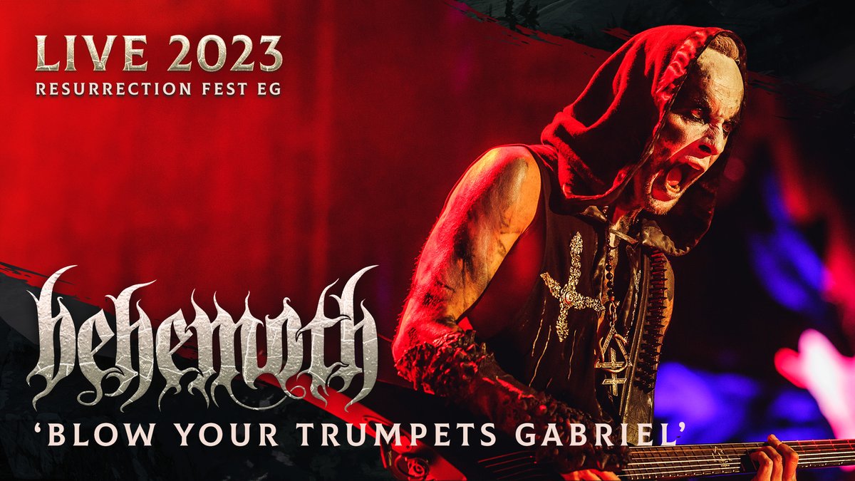 Legions! Join us in looking back on last years RESURRECTION FEST with our 2023 performance of 'Blow Your Trumpets Gabriel'! Watch here: youtu.be/sCm432mLEIM?si…