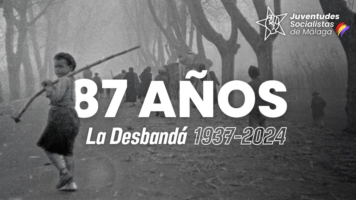 ⚫️Hace 87 años se produjo uno de los capítulos más terribles de la Guerra Civil Española, “la Desbandá”. Más de 5.000 personas fueron asesinadas por el ejercito franquista en su huida por la carretera Málaga-Almería. ✊Verdad, justicia y reparación.