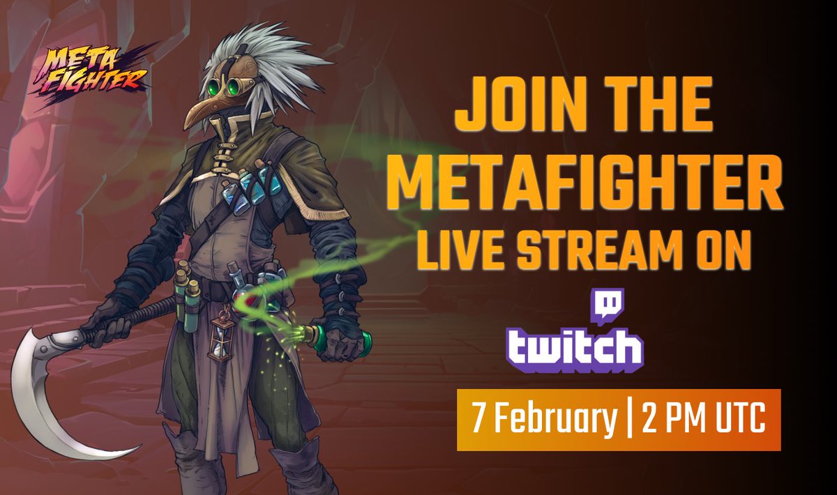 MetaFighter_NFT's tweet photo. 🚀 Get ready for an epic livestream event!
🌟 Join us tomorrow at 2:00 PM UTC for an adrenaline-pumping gaming session!
🔥 Brace yourself for action-packed battles and incredible gameplay. Don't miss out on the fun!
⏰ Tune in live: https://t.co/cbkwxZJmSJ
#LivestreamAlert #GamingCommunity #TwitchLivestream