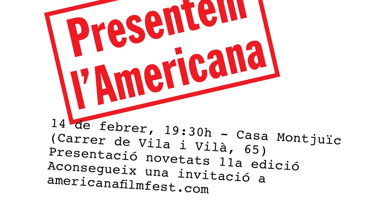 Americana Film Fest tweet media