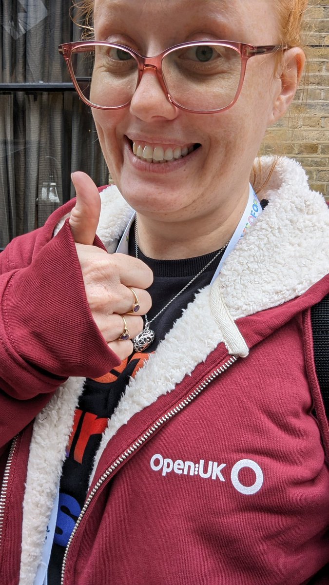 devopsdomi's tweet image. New hoodie, who dis #StateofOpenCon24 #SOOCon24 @openuk_uk