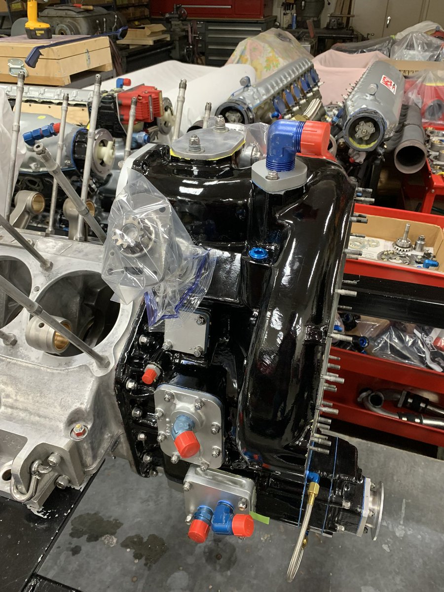 A look at what makes up the Allison V-12 power plant for the Turbinator.