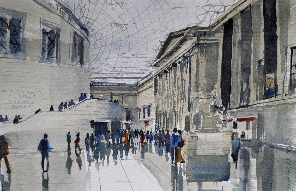 Latest blog: Artist Elena Stogneva recently won the St Cuthberts Mill award for Best Water Based Medium at the @greenandstone ‘Works on Paper’ exhibition, for 'The British Museum'. On till 8th February. stcuthbertsmill.blogspot.com/2024/02/artist…