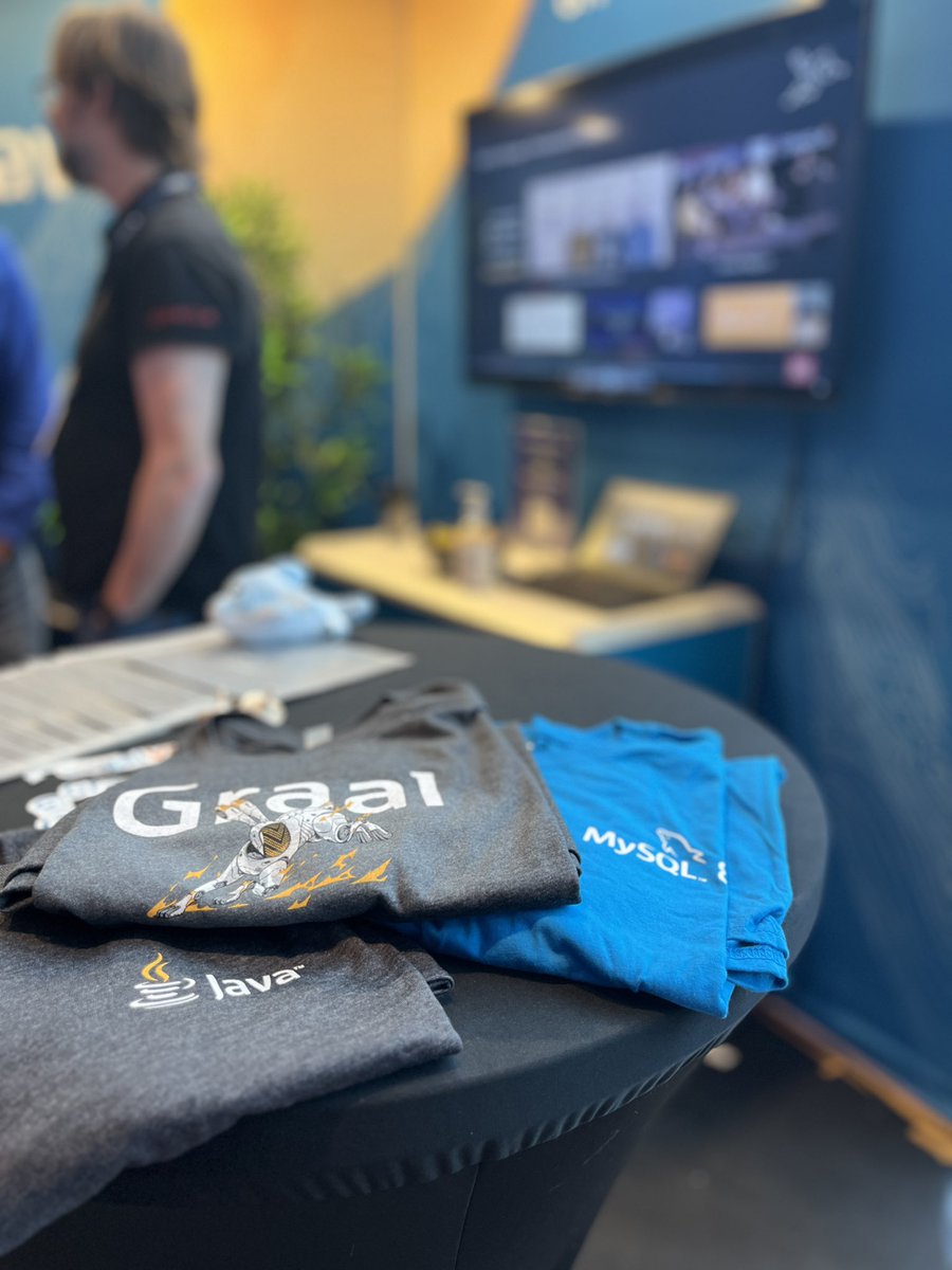 Did you get your free t-shirt already? #java #mysql #graalvm Which one is your favourite? <a href="/MySQL/">MySQL</a> <a href="/graalvm/">GraalVM</a> <a href="/java/">Java</a> #jfokus