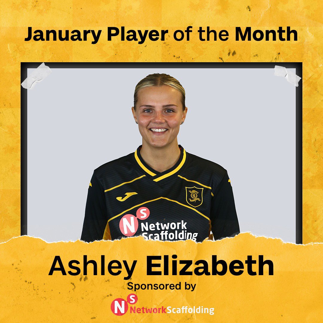 🌟 A big congratulations to your <a href="/ProjectScaffol1/">Network Scaffolding Ltd</a> January Player of the Month, Ashley Elizabeth! 

Ash has really put in the hard work since the winter break, keep it up and congratulations Ash! 💛