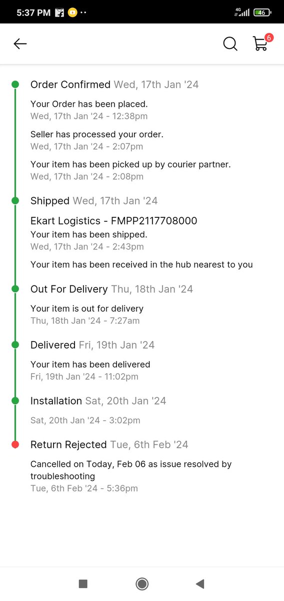 Lohith9828's tweet photo. @flipkartsupport i have purchased a product Motorola tv from past 10 days i am calling regarding return to Flipkart
They didn't give any solution.
But now they are telling that they have cancelled the return https://t.co/rUIFdmiwgi