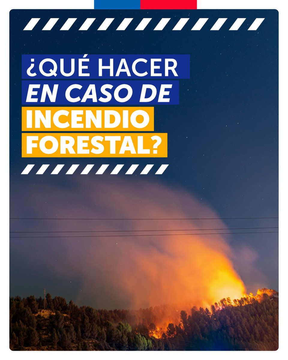MinEnergia's tweet photo. ¡No te arriesgues! Si ves alguna señal de incendio forestal, sigue estas recomendaciones.

Hazlo por ti y por quienes más quieres. https://t.co/VMYM0dvRCo