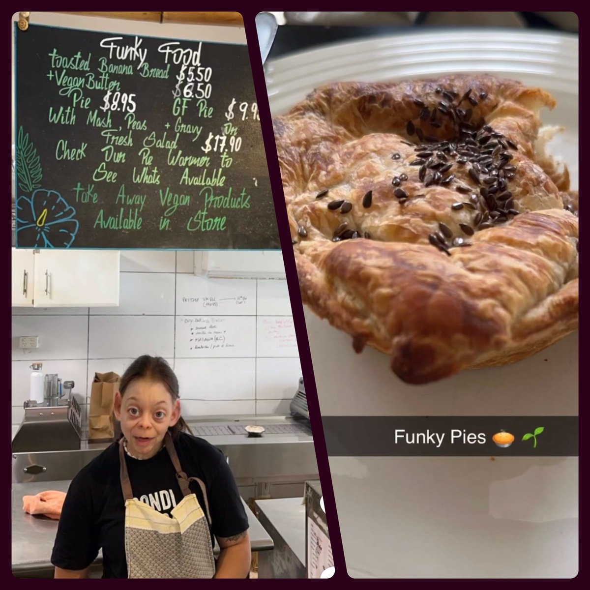 lori_l_mclean's tweet photo. A little fun down under with #TravisBarker! #FunkyPies #FamousForLife 🖤 https://t.co/TbJT2QQ0bE