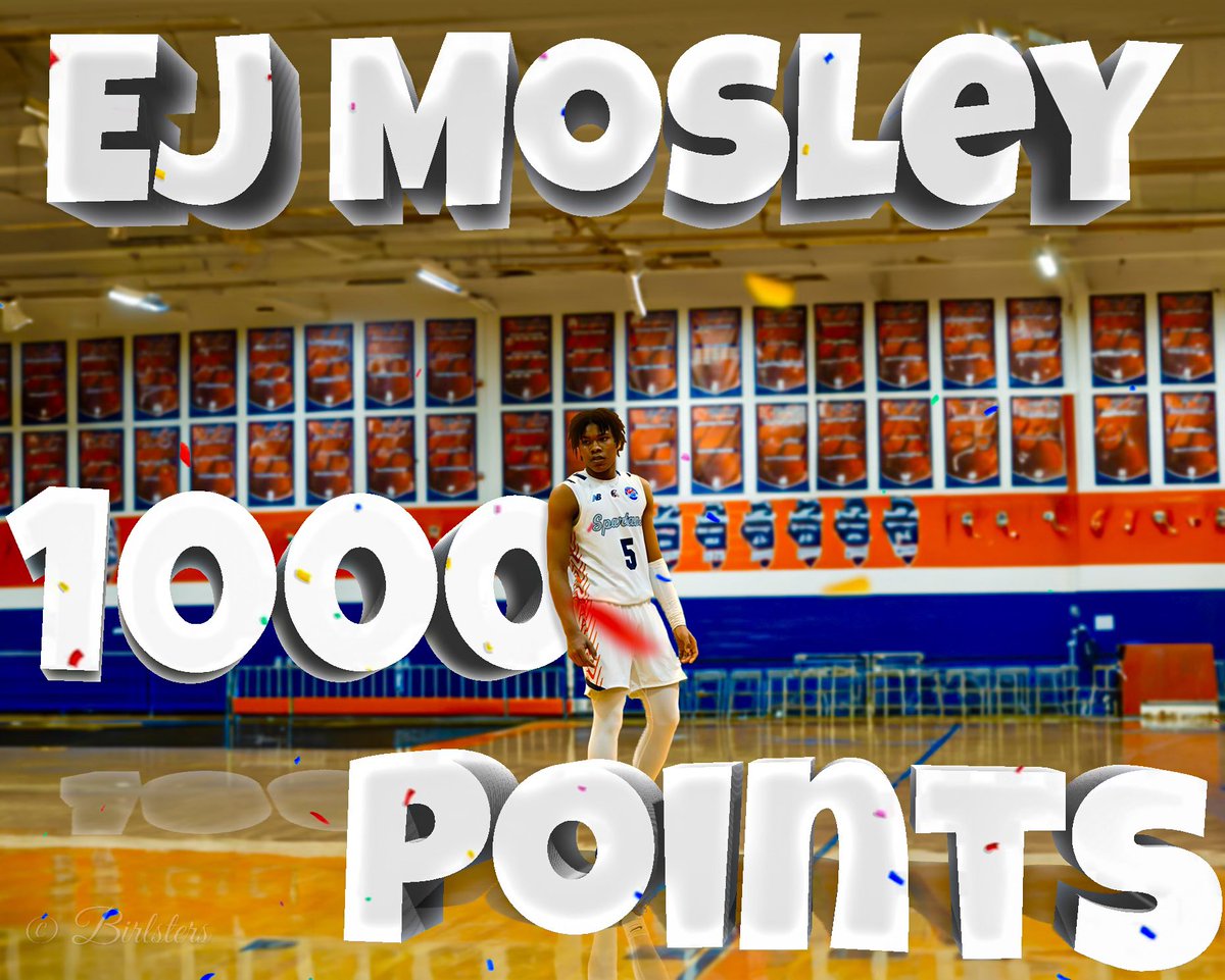 Congratulations EJ Mosley Jr. on achieving 1000 points in your junior season! @ejmosley5 @michaelsobrien @joehoopsreport @Bballscoop1 @scottybscout @chilandprephoop
