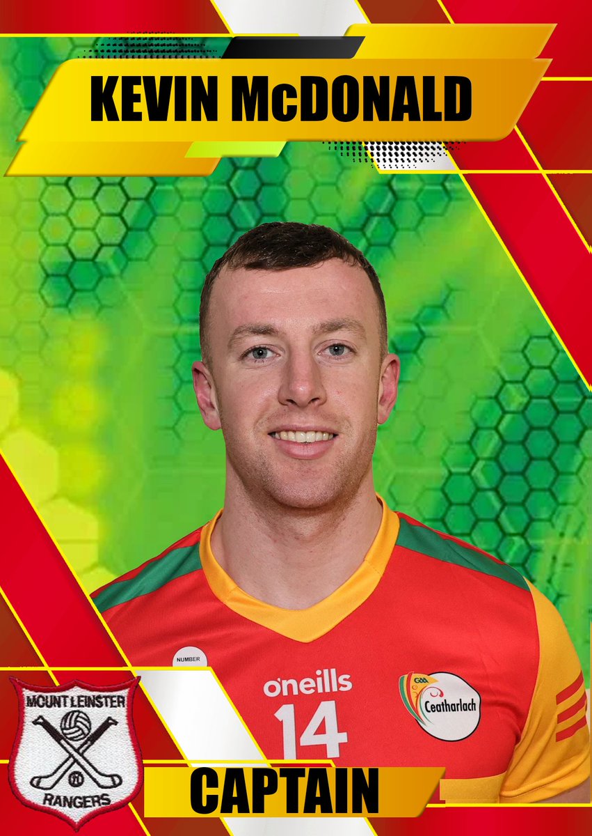Carlow_GAA's tweet photo. 🇲🇱We are delighted to announce that the new Carlow Senior Hurling Captain for 2024 is @MLRangers clubman, Kevin McDonald, taking over from Paul Doyle who led the team to win the 2023 Joe McDonagh Cup.

👍Congratulations to Kevin, his family and his club on this great honour. https://t.co/PNfoTkVkuz