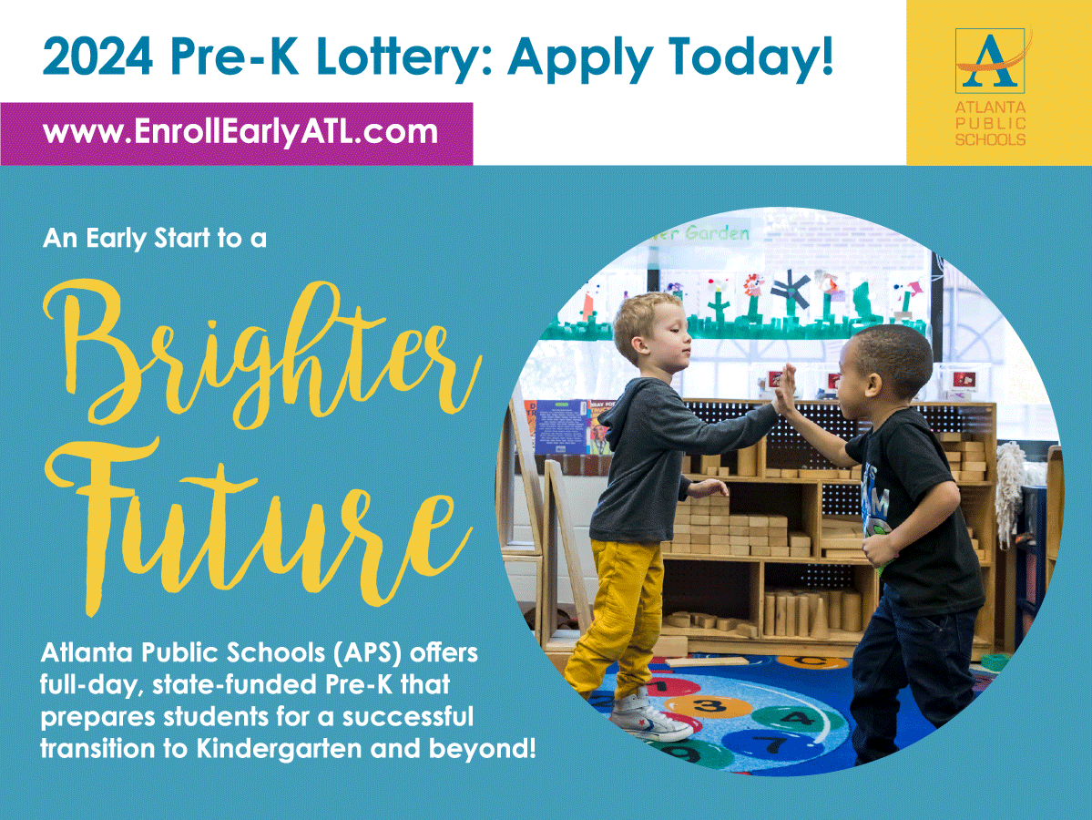 Enroll your little ones in our Pre-K program today! 🚌 Get them ready for kindergarten and set them on the path to college and career success. Don't miss out - apply now! #APSExcellence #AtlantaPublicSchools bit.ly/3HHbBzg