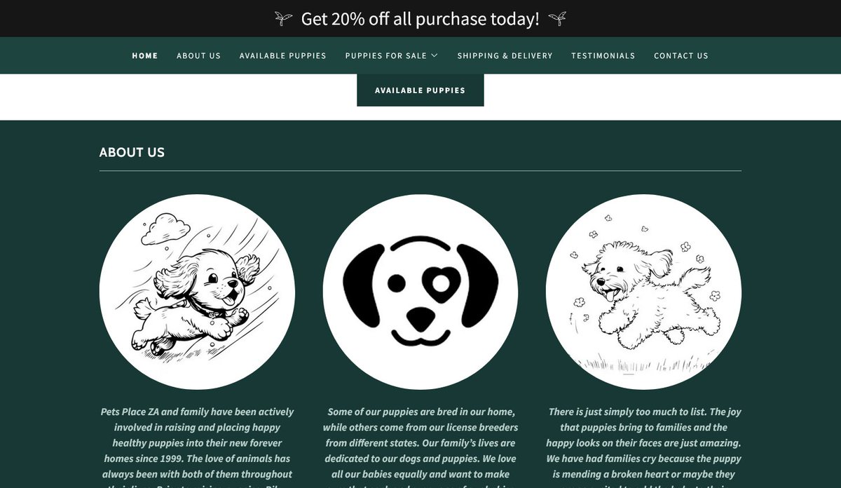 ScamPup's tweet image. Have you been scammed by /PetsPlaceZA.co.za ? #Spoof

If so, please report it to SAPS, also to us:
za.scampup.info/blog/report-a-…

You may supply us with vital information to that could be used to protect fellow South Africans.