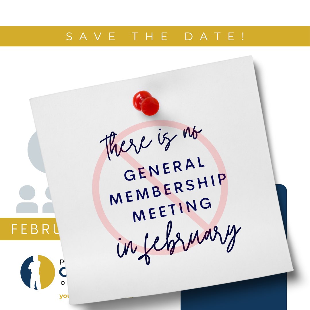 PR_Chamber's tweet image. Please note that there is no General Membership Meeting in February. Our next scheduled General Membership Meeting is March 6th.