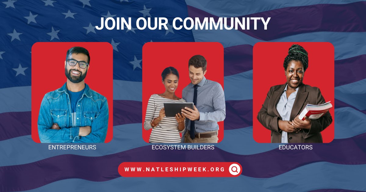 We look forward to celebrating #NatlEshipWeek with organizations across the country, February 10-17! Learn more, submit your events, and join our ecosystem at natleshipweek.org!