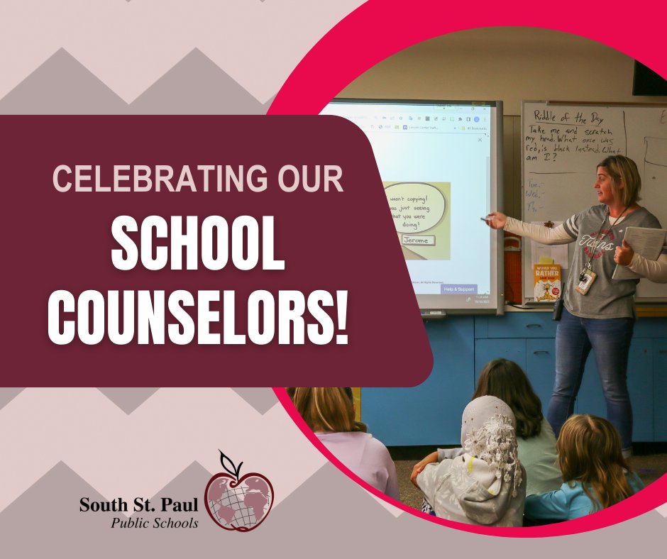 This week is National School Counseling Week! Join us in celebrating the amazing work our Licensed School Counselors do everyday to  guide and support our students and families in school and life. #YouMakeADifference #SSPpride #PackerPride #NSCW24