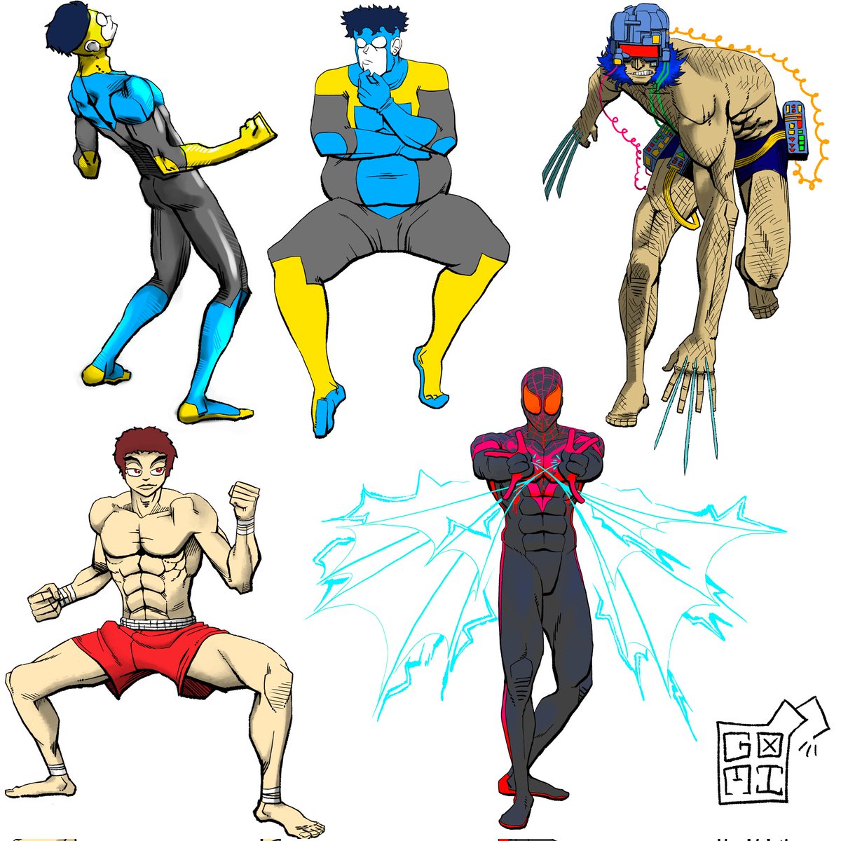 GomiDBomb's tweet photo. Started drawing characters to make art studies less boring
#ArtistOnTwitter #art #SpiderMan #Invincible #baki https://t.co/IC8B2RH1wK