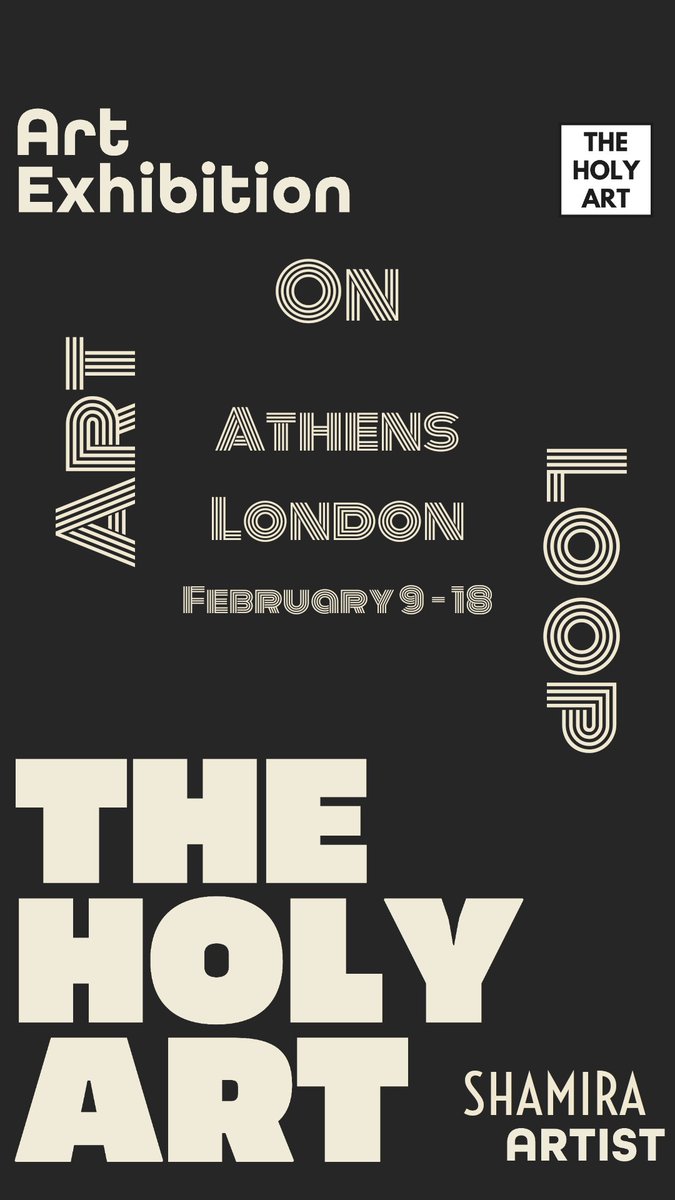 ShamiraAniq's tweet photo. I'll be having an #Art #Exhibit in Athens and London on February 9 with other lovely talented international artists 💖

RSVP on the link in my bio 🎟️ 

#TheHolyArtGallery #Athens #London #StayCreative #DigitalExperience https://t.co/h5RKxBQDwf