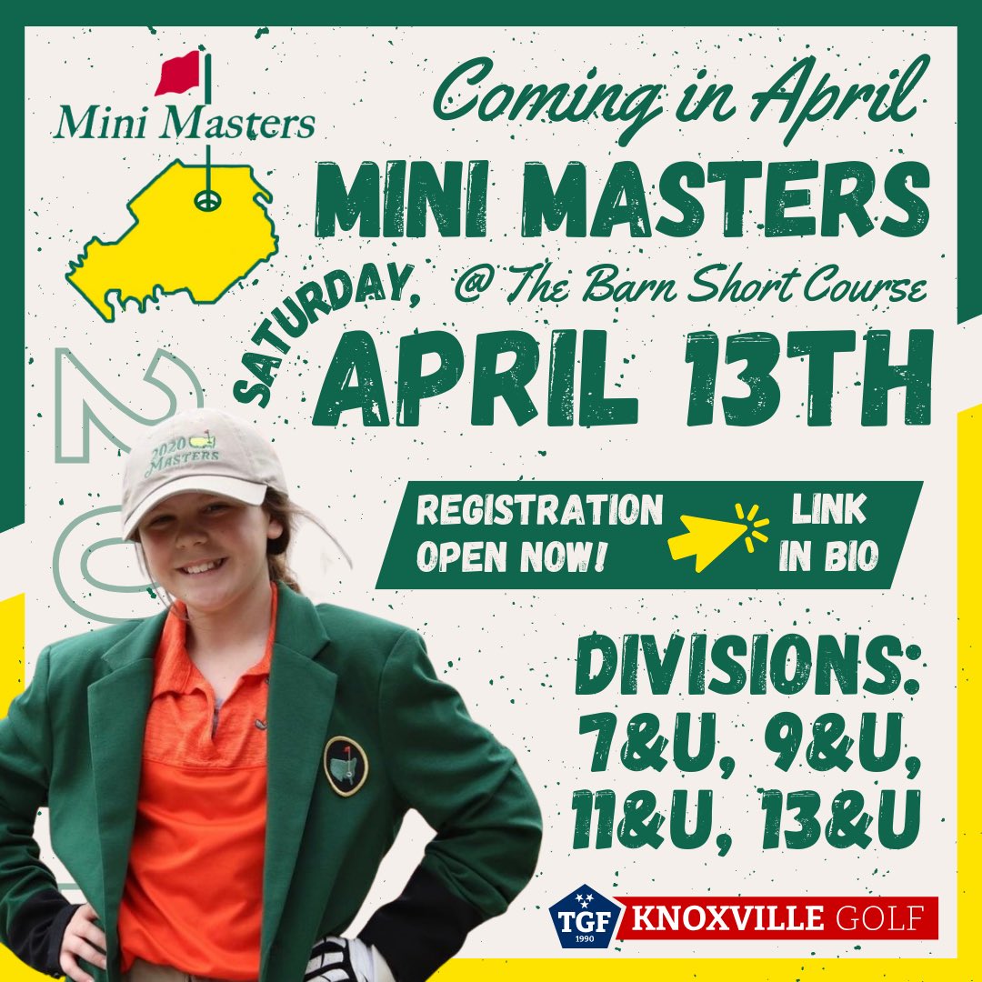 🚨

Back like it forgot something..

2024 Mini Masters Registration is open now 😤

Can’t wait to see everybody out at <a href="/GolfTheBarn/">The Barn Short Course at Beverly Park</a> on Masters Saturday! 

Who’s bringing home a green jacket this year?

Registration 👇🏽

golfgenius.com/pages/4600770?…