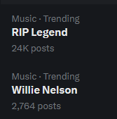 Can we NOT have this kind of juxtaposition, please? #WillieNelson #StillAlive #DontScareMe #Damn