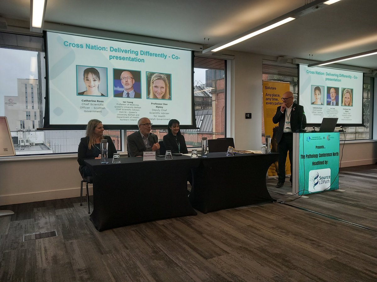 Greater Manchester Diagnostics Network (@gm_diagnostics) on Twitter photo An excellent end to the NHS Pathology Conference North, listening to <a href="/catherinemross/">Prof Catherine Ross</a> from Scotland, <a href="/DeeARipley/">Dee Ripley</a> from Wales and Ian Young from Northern Ireland speaking about the approaches taken to their networks. An excellent end to the NHS Pathology Conference North, listening to <a href="/catherinemross/">Prof Catherine Ross</a> from Scotland, <a href="/DeeARipley/">Dee Ripley</a> from Wales and Ian Young from Northern Ireland speaking about the approaches taken to their networks.