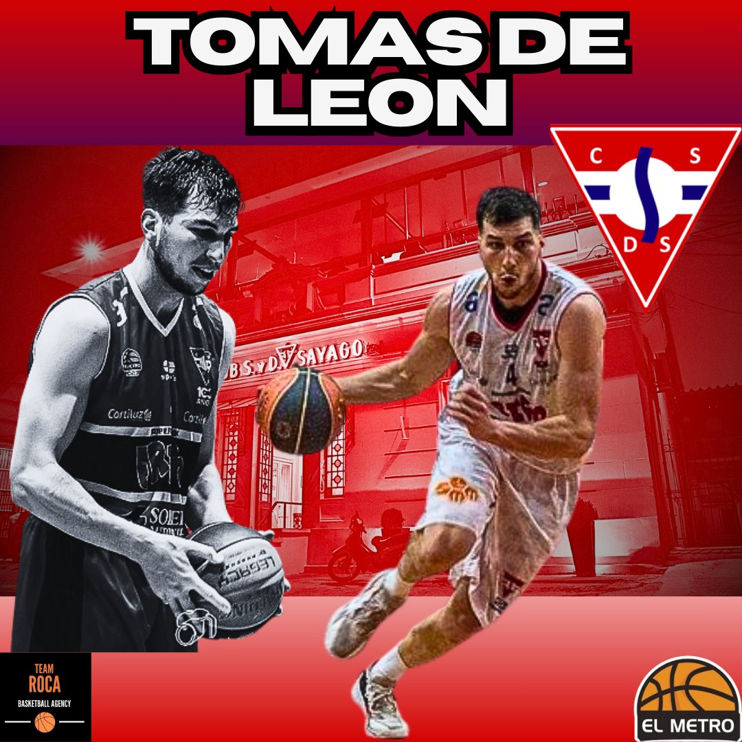 TeamRocaAgency's tweet photo. 🇺🇾 @ElMetro_Uy

TOMAS DE LEON ✍️🏼Firma con @Sayago_oficial

¡Muchas Felicidades Tomi💪🏼!

#Metro2024🇺🇾 II #TeamRoca🏀 https://t.co/E4GKnR6cA8