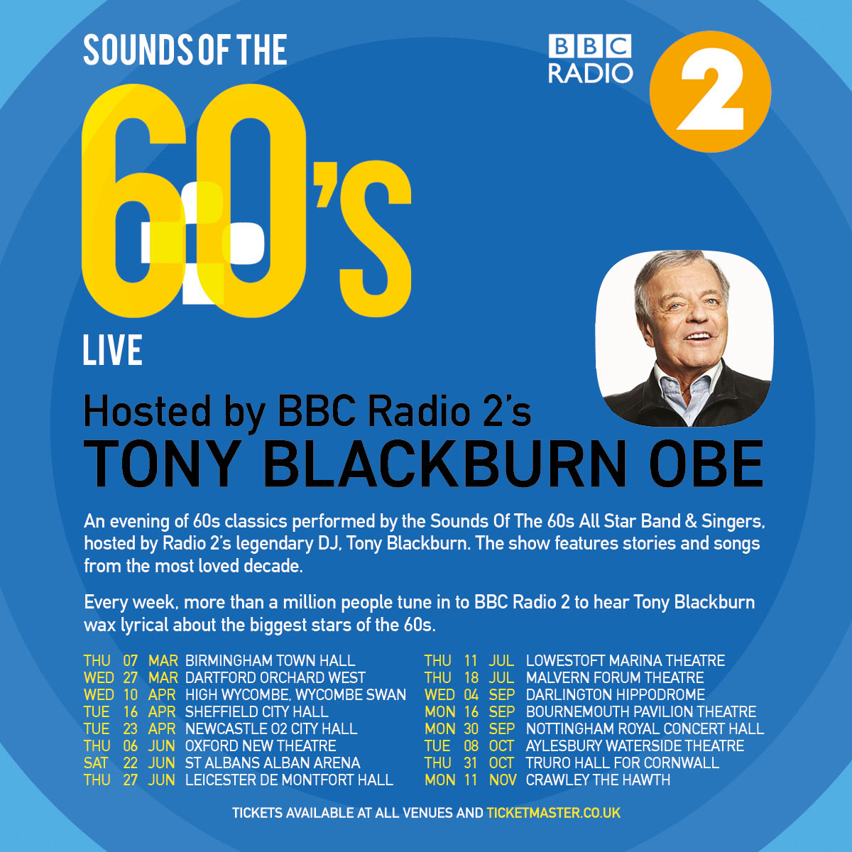 tonyblackburn's tweet photo. Latest tour news, our first show in Birmingham is now sold out. Look forward to seeing you there. https://t.co/iglLO0EoB0