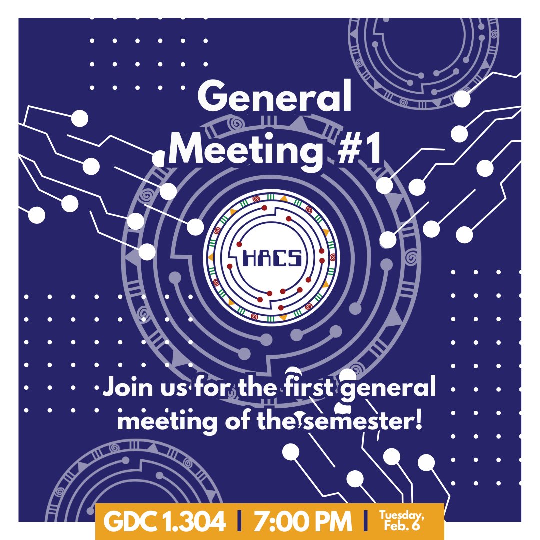 HACS at UT tweet media