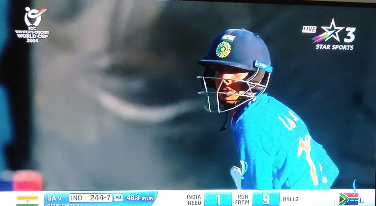 Rajinikumar3's tweet photo. அதிகம் கவனிக்கப்படாத உலகக்கோப்பை மேட்ச்
Under 19 CWC
Semi Final vs SA
செம்ம மேட்ச்
SA 244
Ind 4 wkt out for 32
tough situation
But they made it
Hatts off Juniors
#Under19CWC
#INDvsSA
#Semifinal https://t.co/EMJOHmBLHL