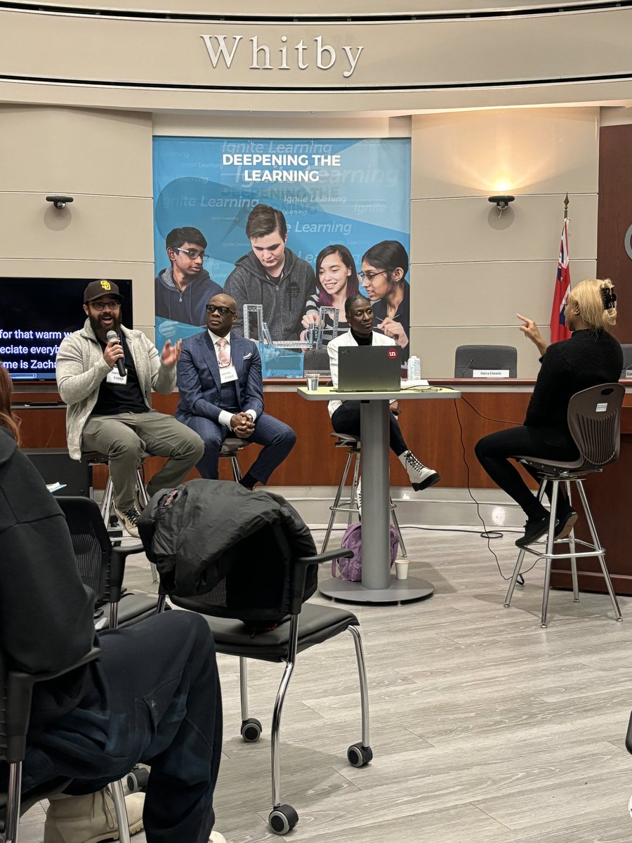 DDSBSchools's tweet photo. The @DurhamDBEN See It Be It Secondary Conference is in full swing today. Students are hearing first hand stories and experiences from Black professionals in law, engineering, arts, business, education, film, and much more!
#BlackHistoryMonth
#DurhamBlackEducatorsNetwork
#DBEN https://t.co/hDAe6YWb9f