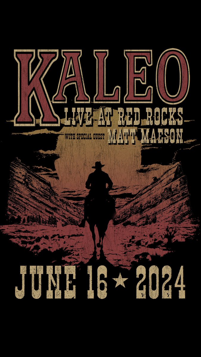 officialkaleo's tweet image. Excited to return to @redrocksco this June with special guest @mattmaeson. Use this link to access Artist Presale tickets. wct.live/app/39789/kale…