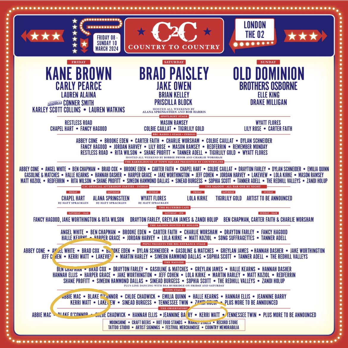 New songs, new style, new energy… it all begins at this years @C2Cfestival 👢🎸🐎🤩💃🏼