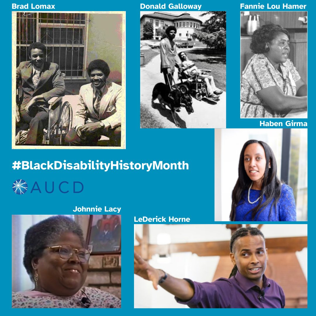 Celebrate #BlackHistoryMonth and check out this article from AUCD #UCEDD, the Center for Learning and Leadership, to learn more about Black disability rights leaders. #BlackDisabilityHistoryMonth Find the article ➡️ ouhsc.edu/thecenter/News…