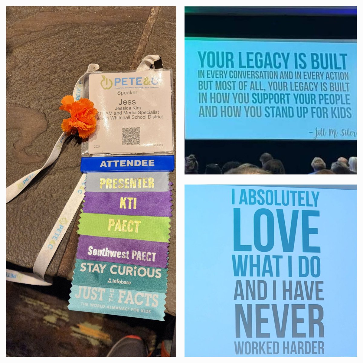 Excited for another day at <a href="/peteandc/">PETE & C</a> ! My brain is in overload with all the new ideas and tools I can't wait to come back with. So glad I got to present on AI and represent my district. 
Even more excited to continue to grow my professional learning network. #FoundMyPurplePeople