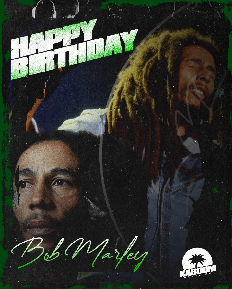 Kaboommag1's tweet photo. Happy 79th Birthday to the Reggae Legend and revolutionary Jamaican music extraordinaire #BobMarley 💛💚❤️
What’s your favorite Bob Marley song⁉️
#Kaboommag #kaboommagazine https://t.co/SVuEnetmSN