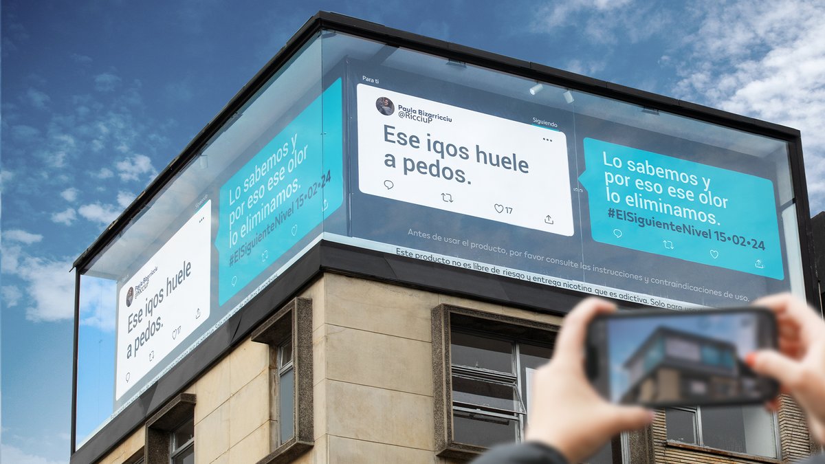 laxmasmusica's tweet photo. La marca IQOS responde a los que se atrevieron a decir: IQOS huele a pedo.  

¿Alguien más ha visto en Bogotá?

 Este producto no es libre de riesgo y entrega nicotina que es adictiva.   Solo para uso de adultos.  Antes de usar el producto, por favor consulte las instrucciones. https://t.co/6O3HridXCM