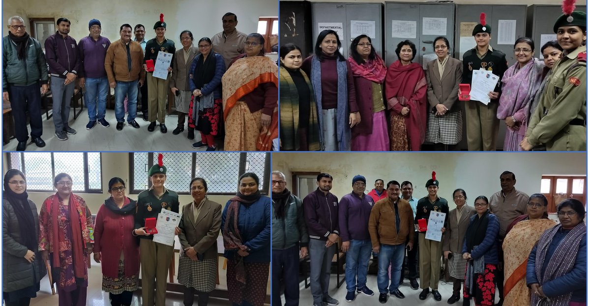 NCC WING OF NAVYUG KANYA MAHAVIDYALAYA, LUCKNOW tweet media