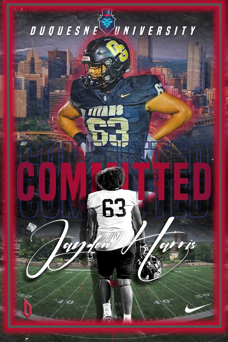 #AGTG more than blessed to be saying that I have committed to <a href="/DuqFB/">Duquesne Football</a> 🔴🔵and I will be signing tomorrow at GGHS auditorium at 2:30‼️‼️<a href="/GGHS_Titans/">Golden Gate HS</a> <a href="/GGHSFootball/">Golden Gate Football</a> <a href="/coachPJGibbs/">Coachgibbs M.ED</a> <a href="/CoachBigica/">Nick Bigica</a> <a href="/Coach_Fields53/">Jacob Fields</a> <a href="/CoachKleinmeyer/">Tommy Kleinmeyer</a> <a href="/Coach_Dyer/">Justin Dyer</a> <a href="/CoachDoriaDuq/">Anthony Doria</a> <a href="/CoachGeisel/">Hunter Geisel</a>