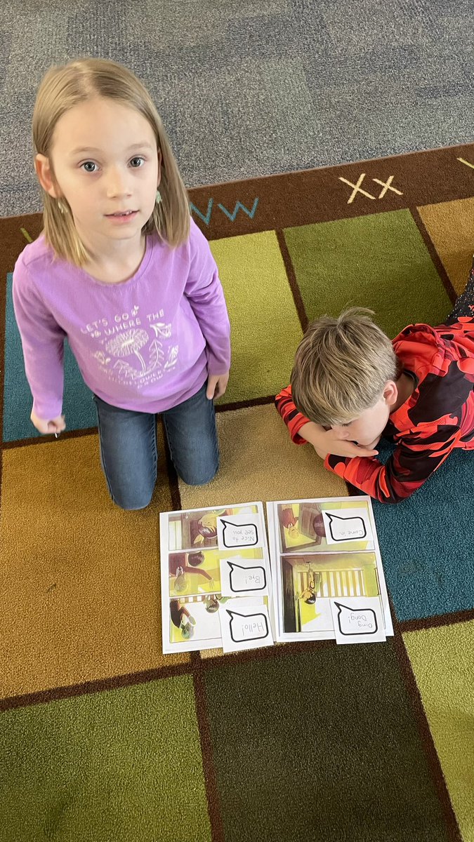 PESlibrarymedia's tweet image. We are becoming Young Authors at #OurPES. Students wrote character’s thoughts, feelings and dialogue for the book Drawn Together. #ccslibrarymedia #ccsdigitallearning