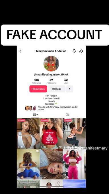 This is not me. Do not send money or engage with this person if they follow you! https://t.co/KNEJot<a href="/tag/manifestbody"class="tags"><span>#manifestbody</span></a>