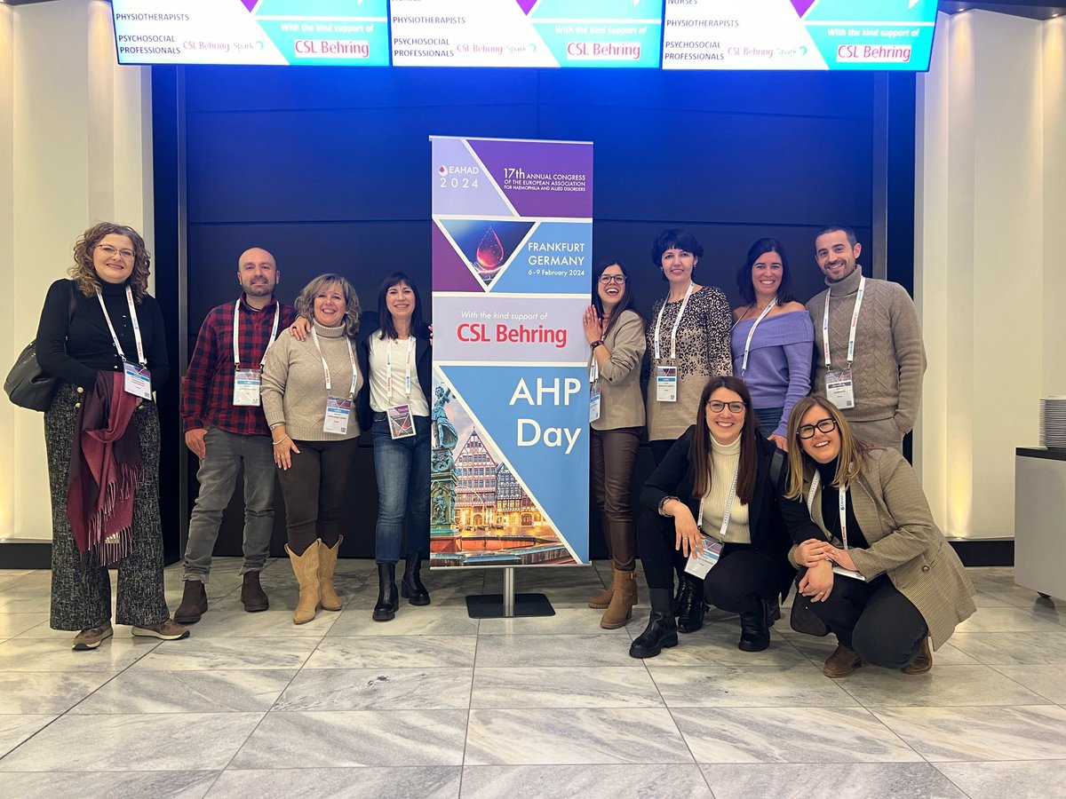 Surrounded by a large Spanish presence in the #AHP IN #EAHAD2024 congress in Frankfurt! 

Olé💃🏻