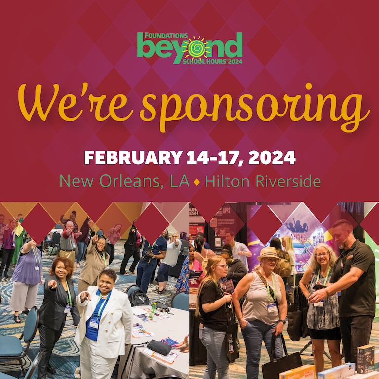 kg_outreach's tweet photo. @kid_grit is an honored sponsor this year's @foundations_inc #BeyondSchoolHours Conference. Schedule time to #rejuvenate while in NOLA in the Wellness Lounge or sign up for our Laugh Lab happening each afternoon! #innovate #celebrate #rejuvenate #kidgrit #wellnesslounge #laughlab https://t.co/yPjVK5LEVU