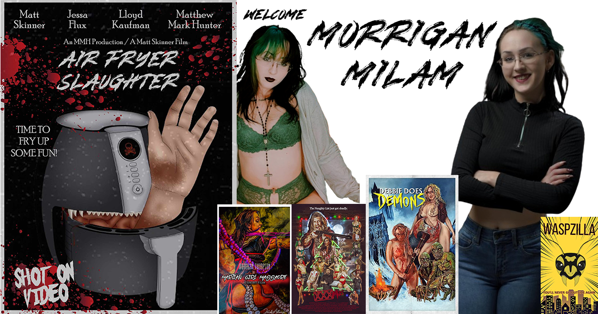 KrankyHorror's tweet image. HUGE cast announcement, @theemorrigannn is joining Air Flyer Slaughter! We are so excited to be working with Morrigan, who is one of the hottest names in the indie horror scene right now! We're lucky to have her! #FrightClub 
indiegogo.com/projects/air-f…