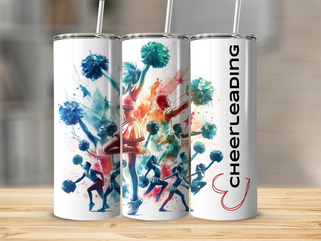 PrintablesTrove's tweet photo. Vibrant Watercolor Cheerleading Tumbler, Sports Drinkware by ShirtsSipsSurprises https://t.co/eny7ToMKGK via @Etsy https://t.co/O53jS0Syyb