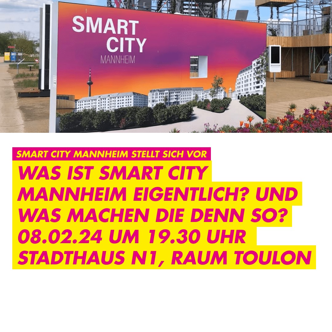 Zur Gast wird auch <a href="/KonradStockmei1/">Konrad Stockmeier</a> und <a href="/BirgitReinemund/">Birgit Reinemund</a> dabei sein.
Gern unter dem Link anmelden. Oder einfach spontan vorbeikommen. 
fdp-mannheim.de/termine/smart-…