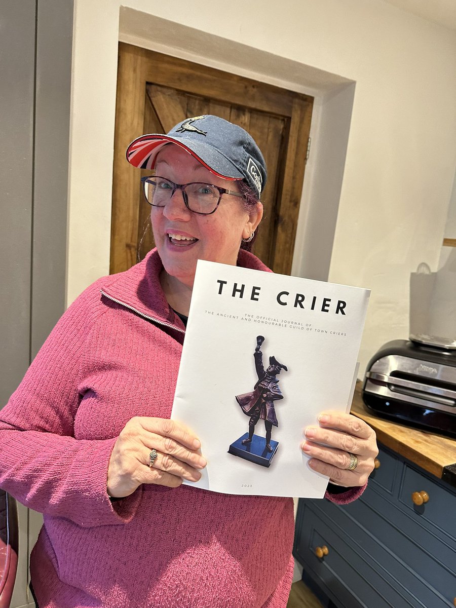 The Crier has now been posted to all members and ‘Friends of the Guild’ who did not respond to the email asking if they were happy with just electronic version. <a href="/ladytowncrier/">Jane Smith</a> could wait for the postie so raced to my house to pick her copy.