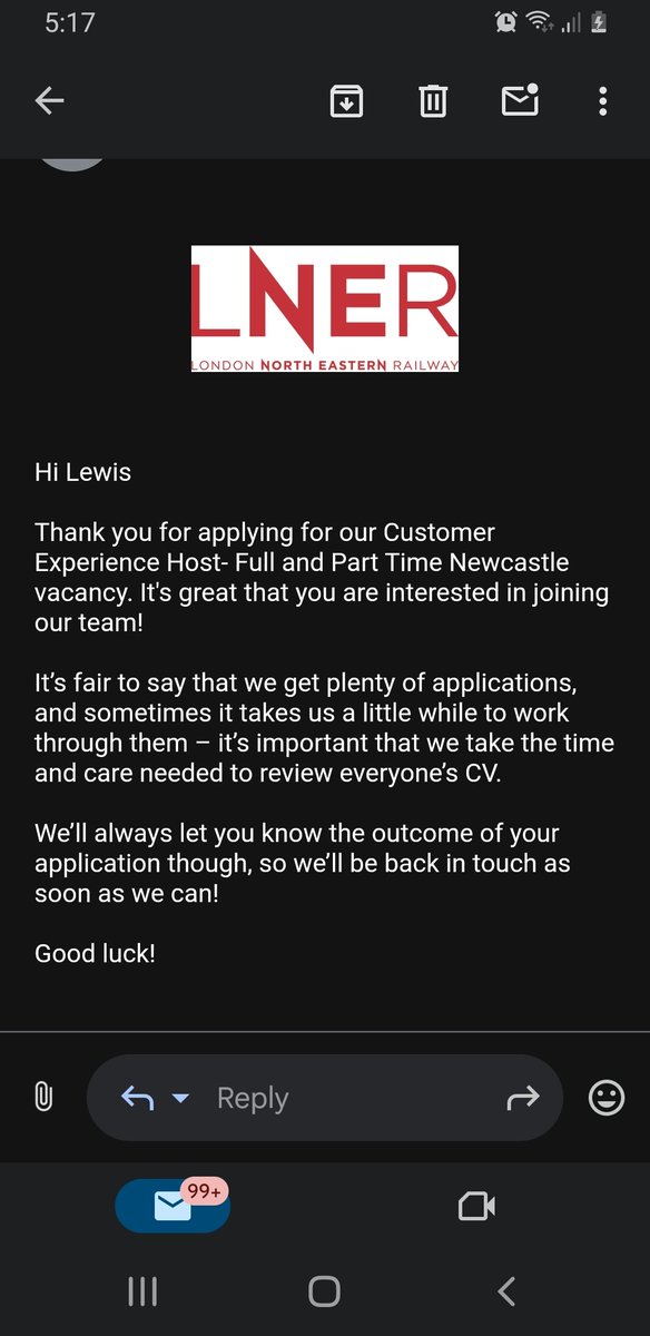 Applied for my perfect job today fingers crossed #LNER